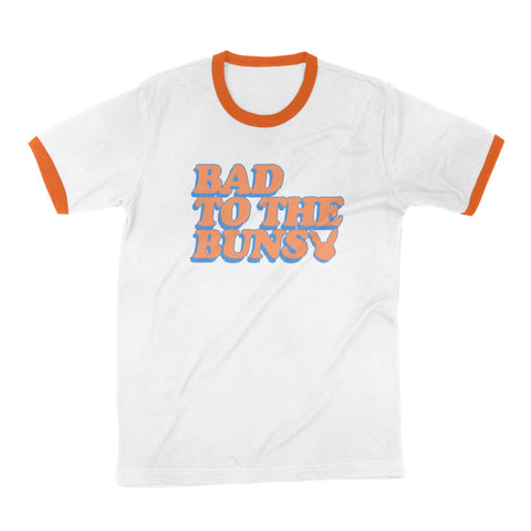 Official MRRC "Bad to the Buns" Ringer T-Shirt